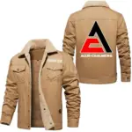 Rural Work Tractor Jacket Fur Collar Fleece, Driver Approved Cozy Jacket CAR566 - Khaki