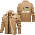 Utility Quad Jacket Fur Collar Fleece, Everyday Driver Warm Fleece CAR566 - Khaki