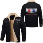 Muscle Car Jacket Fur Collar Fleece, Road-Ready Gearhead Fleece CAR566 - Black