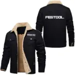 Specialist Tools Jacket Fur Collar Fleece, Bold Automotive Fleece Jacket CAR566 - Black