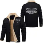 Haul Gear Jacket Fur Collar Fleece, Road-Ready Gearhead Fleece CAR566 - Black