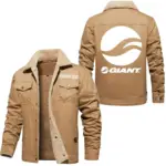 Everyday Built Jacket Fur Collar Fleece, Bold Road Ready Jacket CAR566 - Khaki
