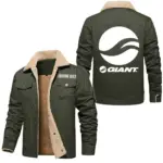 Everyday Built Jacket Fur Collar Fleece, Bold Road Ready Jacket CAR566 - Military Green