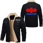 Worksite Legend Jacket Fur Collar Fleece, Garage Ready Warm Fleece CAR566 - Black