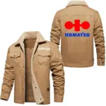 Worksite Legend Jacket Fur Collar Fleece, Garage Ready Warm Fleece CAR566 - Khaki