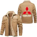 Crossover SUV Jacket Fur Collar Fleece, Garage Ready Warm Fleece CAR566 - Khaki