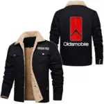 Classic Spirit Jacket Fur Collar Fleece, Driver Inspired Fur Fleece CAR566 - Black
