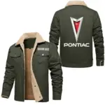 Muscle Car Jacket Fur Collar Fleece, Bold Road Ready Jacket CAR566 - Military Green