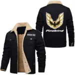 Performance Two-Door Jacket Fur Collar Fleece, Road-Ready Gearhead Fleece CAR566 - Black