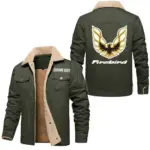 Performance Two-Door Jacket Fur Collar Fleece, Road-Ready Gearhead Fleece CAR566 - Military Green