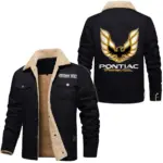 Timeless Drive Jacket Fur Collar Fleece, Soft Streetwear Car Jacket CAR566 - Black