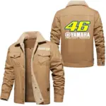 Racing Legend Jacket Fur Collar Fleece, Driver Approved Cozy Jacket CAR566 - Khaki