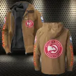 Loyal Basketball Nation Flannel Hoodie, Sport Fan Flannel Hoodie HVN1430AH - Camel