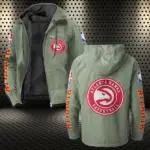 Loyal Basketball Nation Flannel Hoodie, Sport Fan Flannel Hoodie HVN1430AH - Light Green