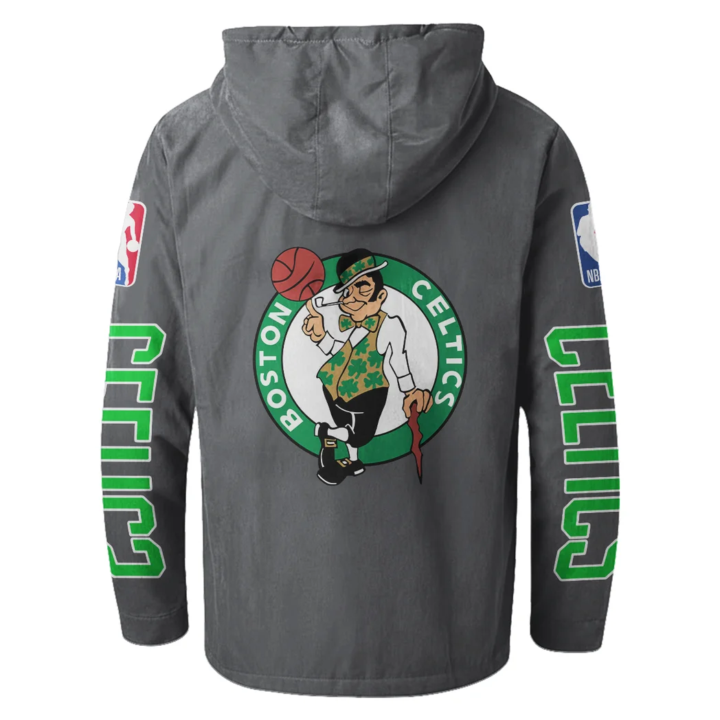 True Sport Lifestyle Flannel Hoodie, Game Day Hooded Flannel HVN1430BC - Gray - Image 3