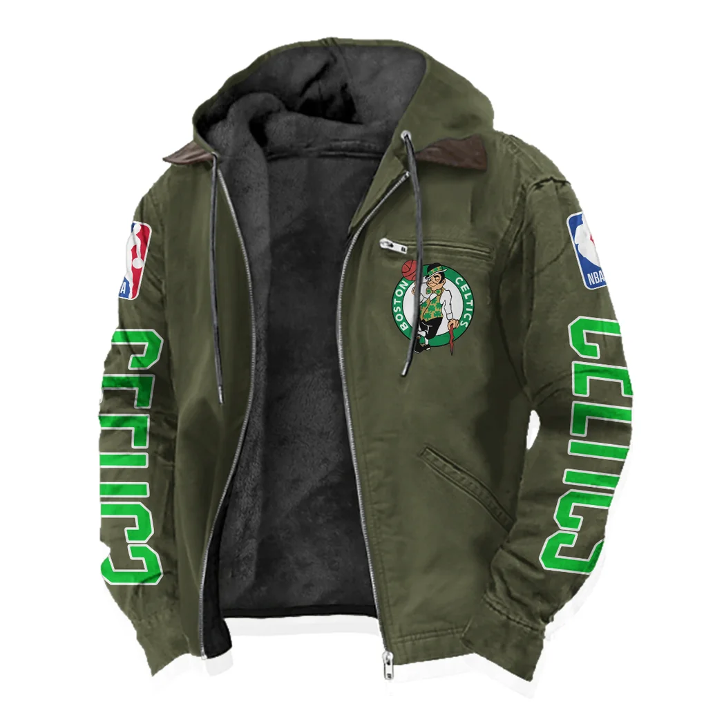 True Sport Lifestyle Flannel Hoodie, Game Day Hooded Flannel HVN1430BC - Green - Image 2