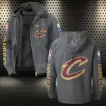 Bold Court Lifestyle Flannel Hoodie, Fan Squad Flannel Hoodie HVN1430CC - Gray