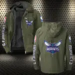 Athletic Basketball Pride Flannel Hoodie, Stadium Ready Flannel Hoodie HVN1430CH - Green