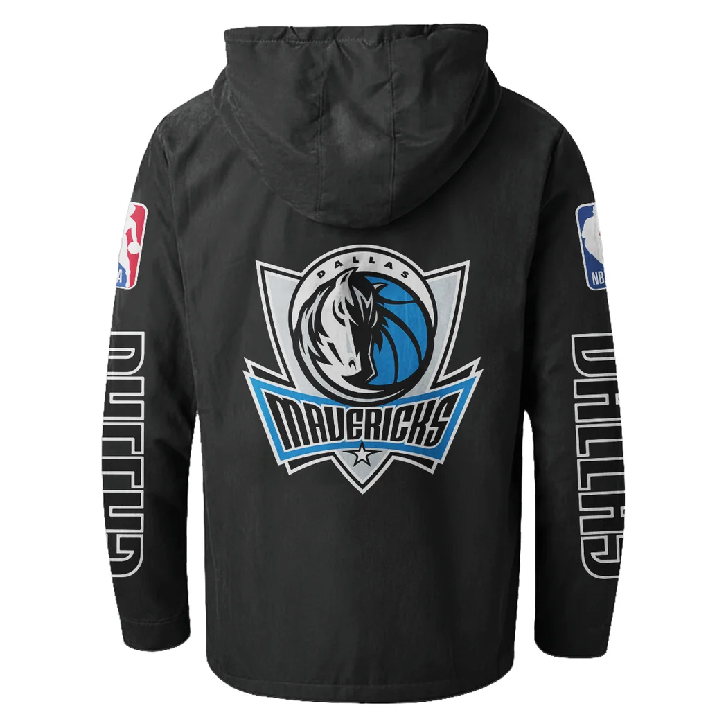 Court Passion Lifestyle Flannel Hoodie, Everyday Supporter Hooded Flannel HVN1430DM - Black - Image 3