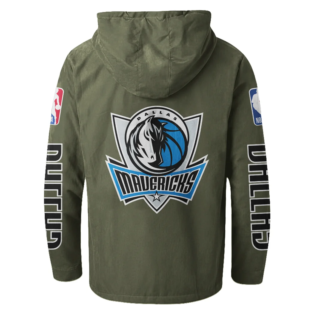 Court Passion Lifestyle Flannel Hoodie, Everyday Supporter Hooded Flannel HVN1430DM - Green - Image 3