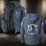 Court Passion Lifestyle Flannel Hoodie, Everyday Supporter Hooded Flannel HVN1430DM - Navy Blue