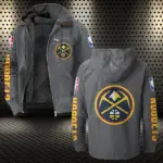 Bold Fan Lifestyle Flannel Hoodie, Team Spirit Flannel Hoodie HVN1430DN - Gray