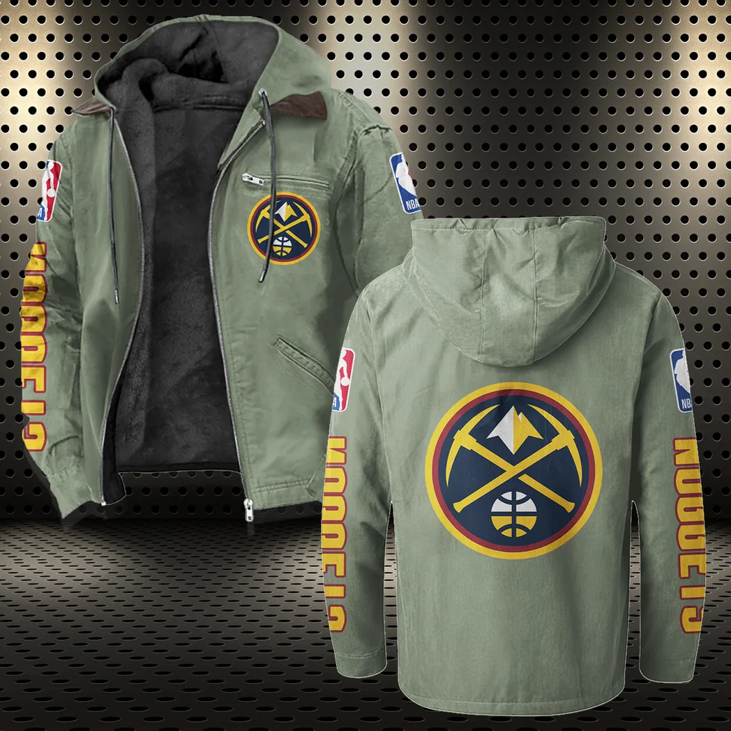 Bold Fan Lifestyle Flannel Hoodie, Team Spirit Flannel Hoodie HVN1430DN - Light Green