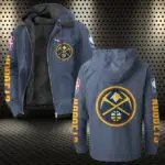 Bold Fan Lifestyle Flannel Hoodie, Team Spirit Flannel Hoodie HVN1430DN - Navy Blue