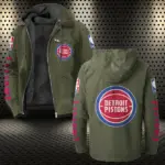 Athletic Slam Lifestyle Flannel Hoodie, Street Style Sport Hoodie HVN1430DP - Green