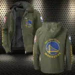 Net Force Flannel Hoodie, Warm Fan Flannel Hoodie HVN1430GS - Green