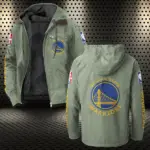 Net Force Flannel Hoodie, Warm Fan Flannel Hoodie HVN1430GS - Light Green