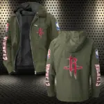 Basketball Passion Squad Flannel Hoodie, Cold Game Day Hoodie HVN1430HR - Green