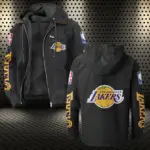 All-Season Sport Lifestyle Flannel Hoodie, Classic Flannel Sport Hoodie HVN1430LA - Black