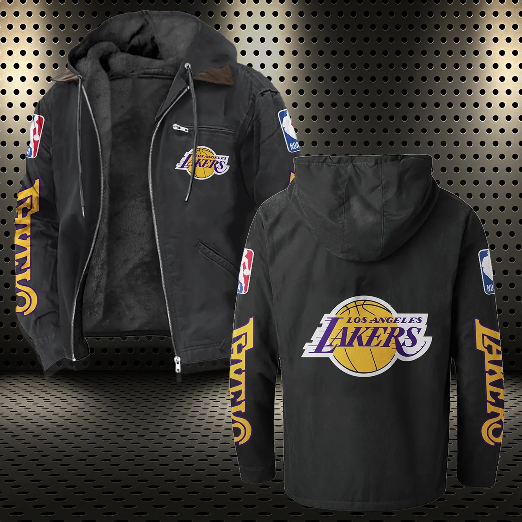 All-Season Sport Lifestyle Flannel Hoodie, Classic Flannel Sport Hoodie HVN1430LA - Black