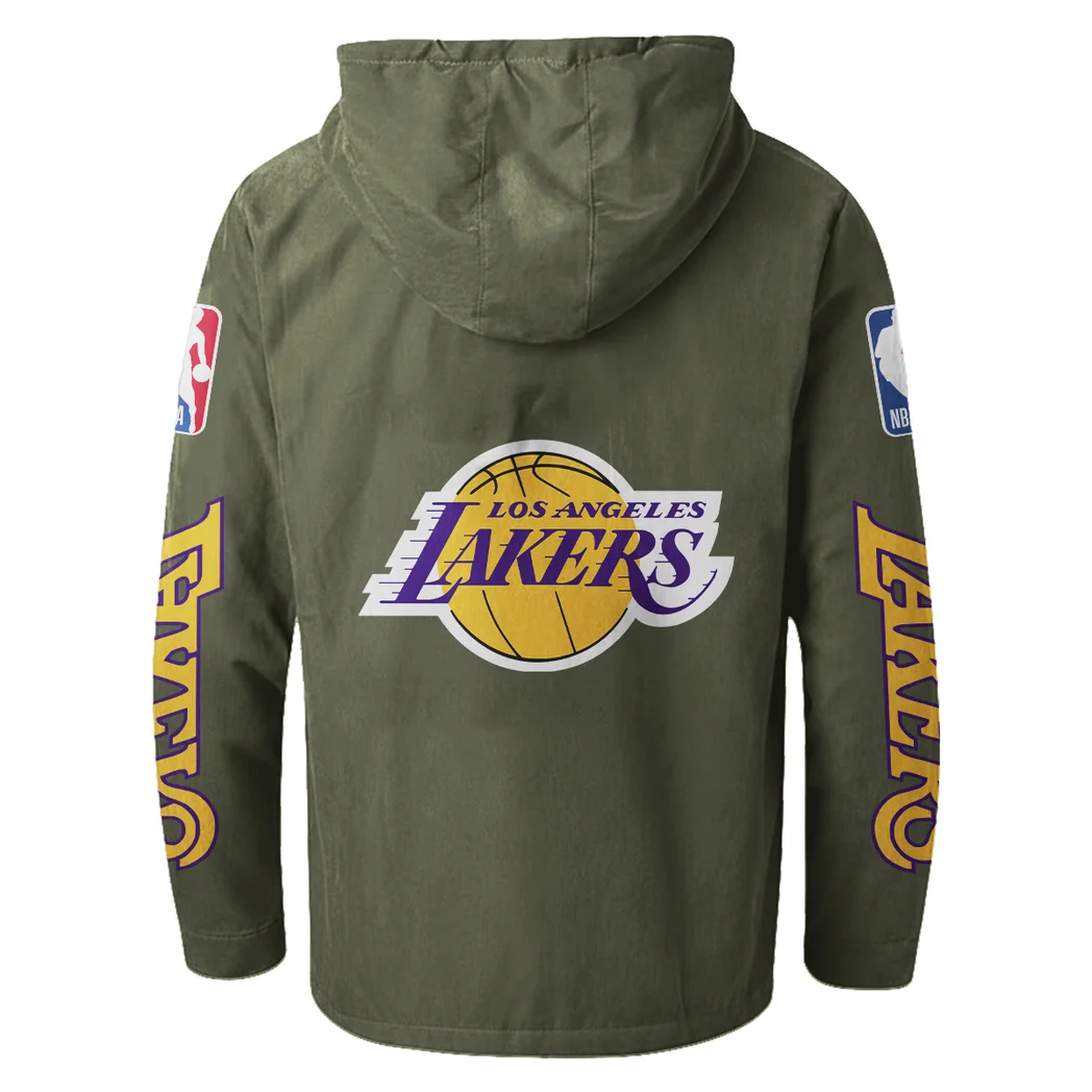 All-Season Sport Lifestyle Flannel Hoodie, Classic Flannel Sport Hoodie HVN1430LA - Green - Image 3