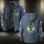 Streetwear Court Culture Flannel Hoodie, True Fan Hooded Flannel HVN1430MB - Navy Blue