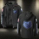 All-Season Slam Fans Flannel Hoodie, All-Season Fan Hoodie HVN1430MG - Black