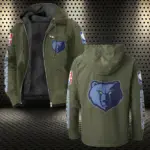 All-Season Slam Fans Flannel Hoodie, All-Season Fan Hoodie HVN1430MG - Green