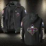 Rising Fan Pride Flannel Hoodie, Loyal Supporter Sport Hoodie HVN1430NO - Black