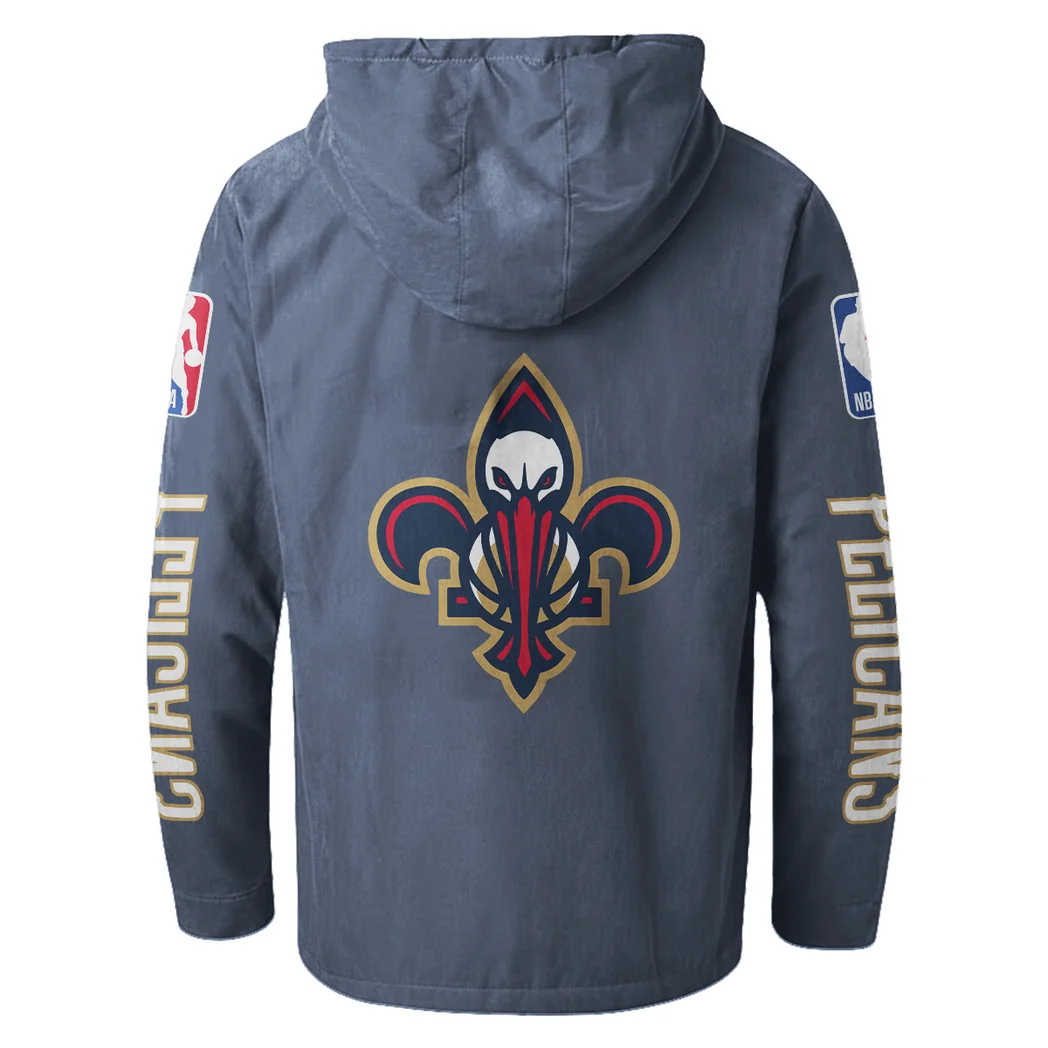 Rising Fan Pride Flannel Hoodie, Loyal Supporter Sport Hoodie HVN1430NO - Navy Blue - Image 3