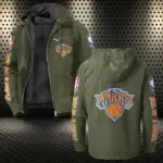 All-Season Court Lifestyle Flannel Hoodie, Fan Pride Hooded Flannel HVN1430NY - Green