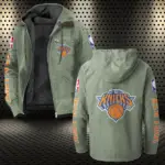 All-Season Court Lifestyle Flannel Hoodie, Fan Pride Hooded Flannel HVN1430NY - Light Green