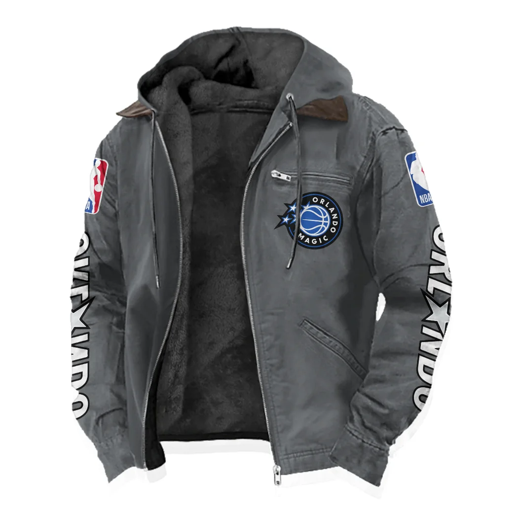 Everyday Supporter Lifestyle Flannel Hoodie, Everyday Game Fan Hoodie HVN1430OM - Gray - Image 2