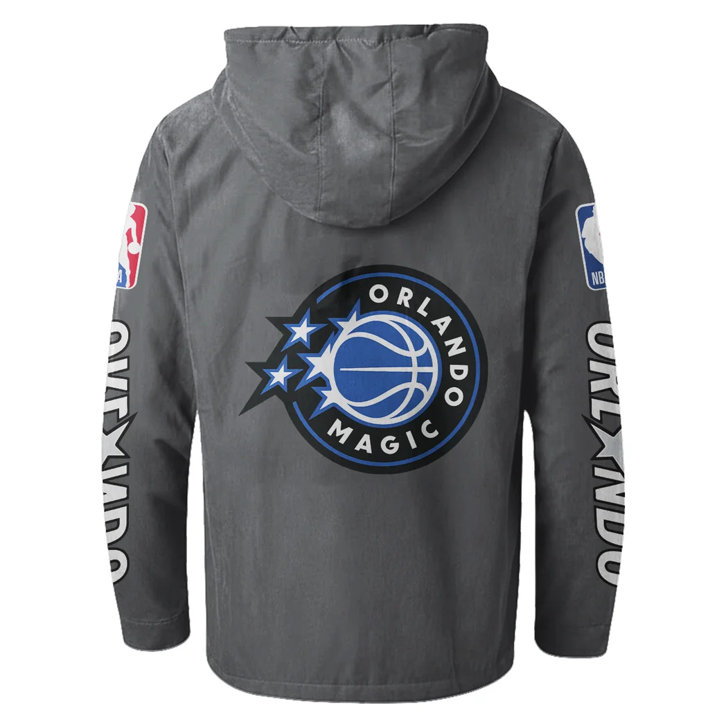 Everyday Supporter Lifestyle Flannel Hoodie, Everyday Game Fan Hoodie HVN1430OM - Gray - Image 3