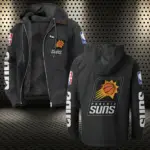 All-Season Slam Lifestyle Flannel Hoodie, Essential Fan Flannel Hoodie HVN1430PS - Black