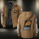 All-Season Slam Lifestyle Flannel Hoodie, Essential Fan Flannel Hoodie HVN1430PS - Camel