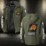 All-Season Slam Lifestyle Flannel Hoodie, Essential Fan Flannel Hoodie HVN1430PS - Green