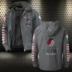 All-Season Supporters Flannel Hoodie, Sport Vibe Hooded Flannel HVN1430PT - Gray