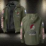 All-Season Supporters Flannel Hoodie, Sport Vibe Hooded Flannel HVN1430PT - Green