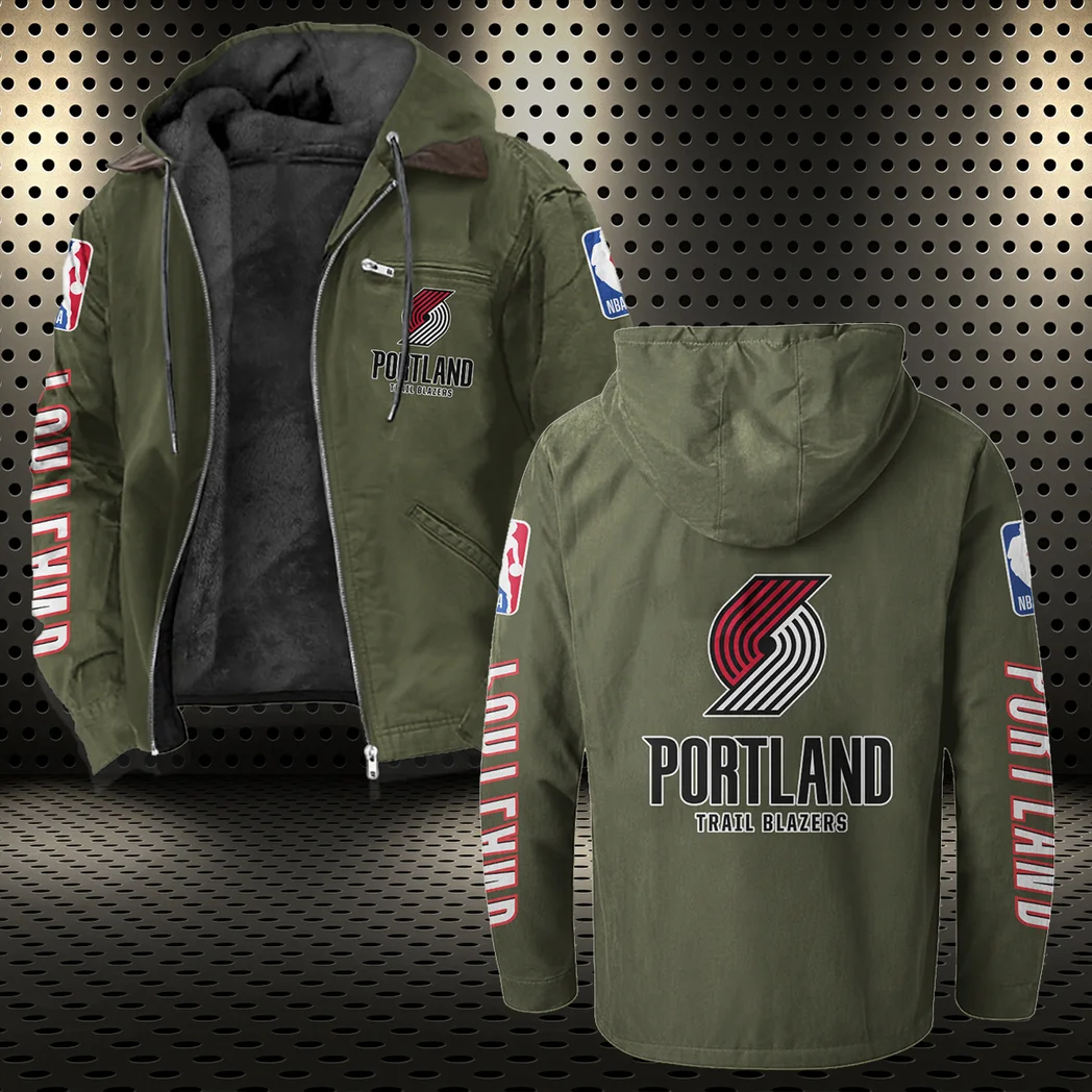 All-Season Supporters Flannel Hoodie, Sport Vibe Hooded Flannel HVN1430PT - Green